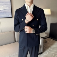 Тибетский синий костюм+брюки