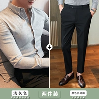 Рубашка, черные штаны, комплект