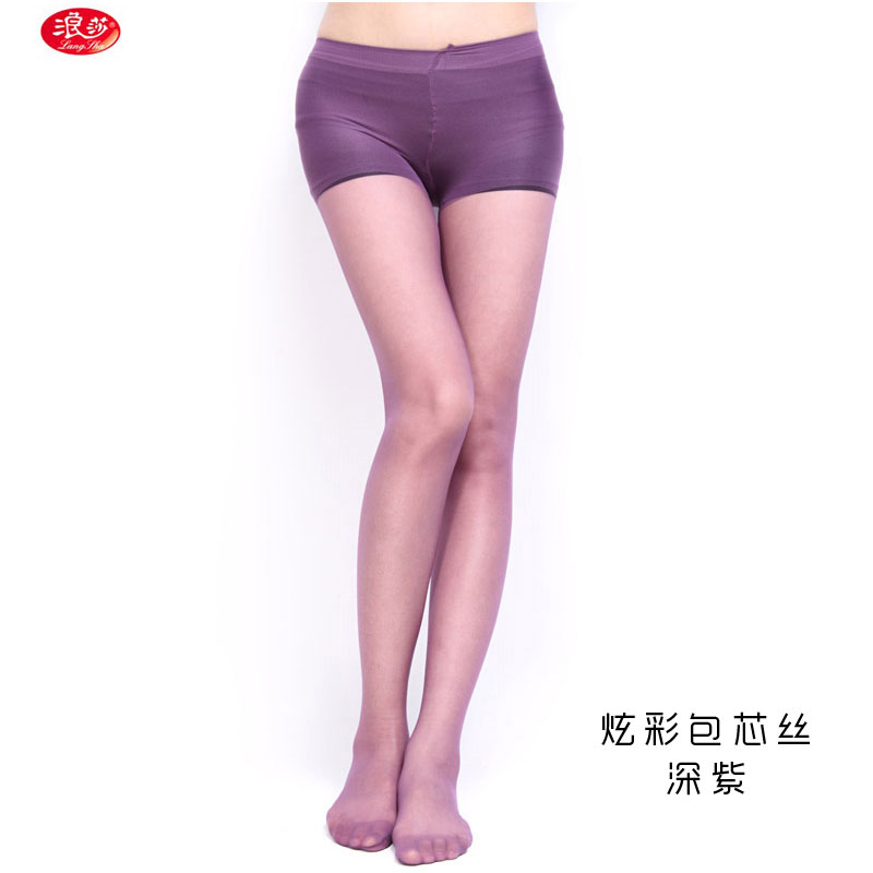 Longsa dây sexy màu túi lõi siêu mỏng cộng với vớ pantyhose bầu trời mận xanh đỏ đỏ tím mùa hè đỏ