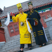 Taoist clothing Male Taoist robe Vestment Zhengyi Bagua Sutra clothing Female Chinese wind Tao clothing supplies Tai Chi Wudang Lin Zhengying