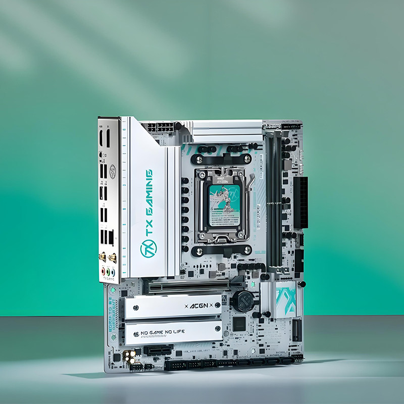 Amd Ryzen R7 7800X3D/R7 9800X3D Version U Set with Asus B650/X670Rog Snow Edition Motherboard U Set