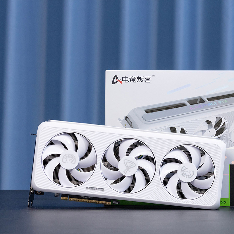 E-Sports Rebel Rtx5070/Ti 12G/16G White Computer Gaming Graphics Card, the First Choice for Good Looks Independent Graphics Card