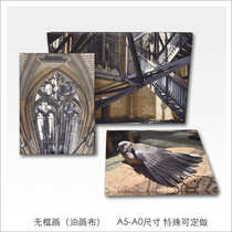 tockus custom frameless painting canvas frame photography high-end UV printing film exhibition output