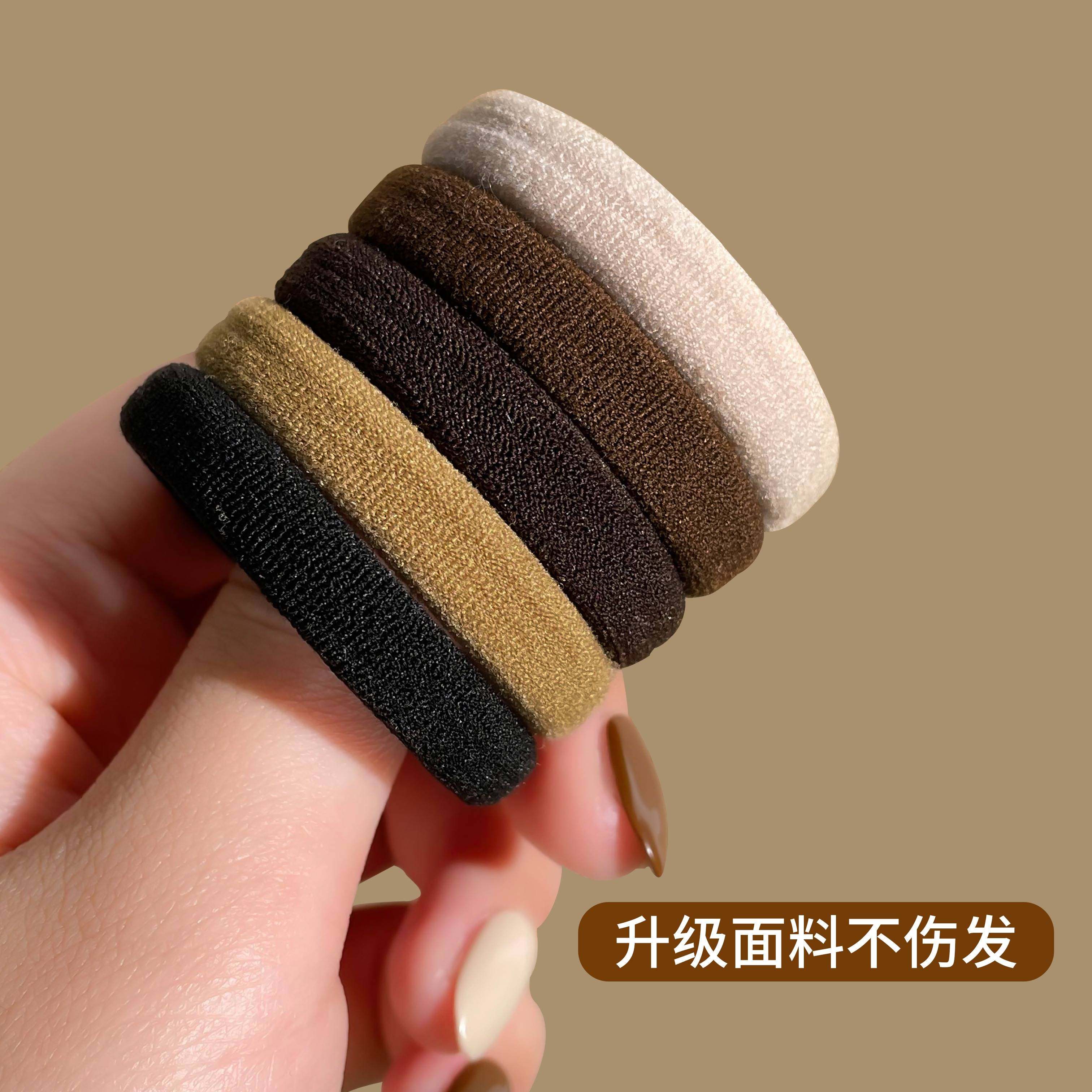 Canned-Style Hair Ties, High-End Hair Bands, High Elasticity, Durable, Non-Damaging Rubber Bands, Hair Accessories for Women