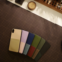 iPhone112promax card pocket phone case Apple Huawei customized simple pocket inside handmade
