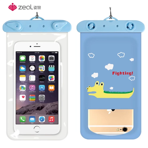 zeal Водонепроницаемый мобильный телефон для плавания, большая универсальная сумка, сенсорный экран