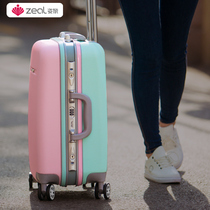 zeal aluminium frame Suitcase New 2021 Cryptobox Students Female Travel Rage Box Sturdy Leather Case Man