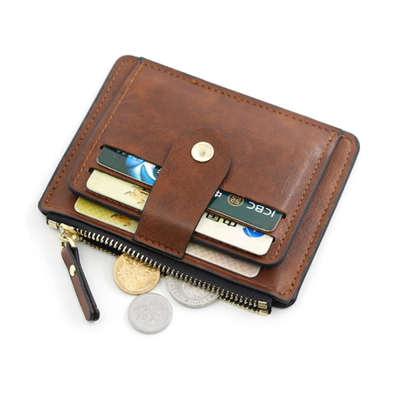 Card bags for men and women small simple personality Ultra-thin Japan and South Korea cute mini Exquisite high-end multi-card large capacity tide