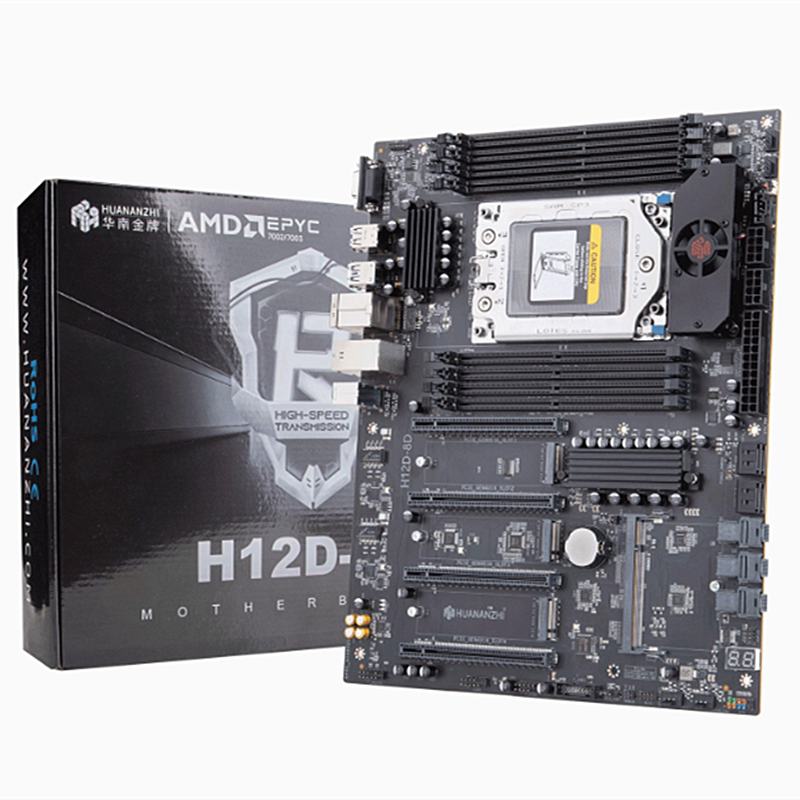 Материнская плата H12D-8D с золотой медалью Южного Китая и AMD Xiaolong EPYC7002/7003 с модулем BMC H12SSL-i Изображение 1