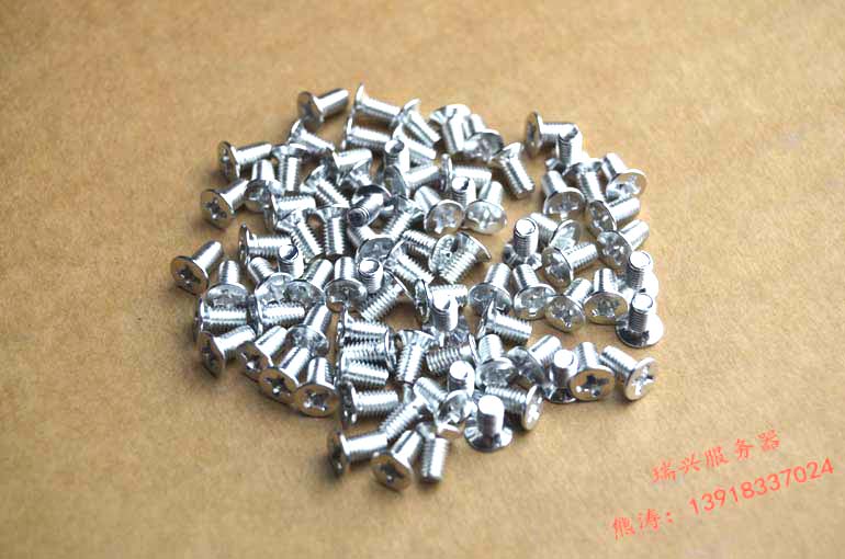 New M3*6mm SSD solid state drive special flat head countersunk head fixing screws 1 yuan 20