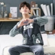 Mùa thu và mùa đông dày đồ ngủ nam cộng với phân bón để tăng flannel san hô trung và già tuổi thêm chất béo lớn dịch vụ nhà 300 kg