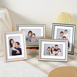 European-style Minimalist set table small Photo Frame 7 7 inch 8 6 kids to wash photos to make family photo album picture frame A4a3