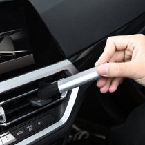 Multifunctional telescopic soft hairbrush slit dust cleaning tool in air outlet cleaning brush of car air conditioning