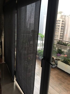 4 5m utility cool day solar curtain curtain balcony sun curtain sun shade curtain (150 yuan square meter)