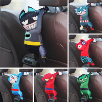 Home car dual-use creative paper towel bag hanging paper pumping cover Car cartoon multi-function paper pumping box armrest box chair back