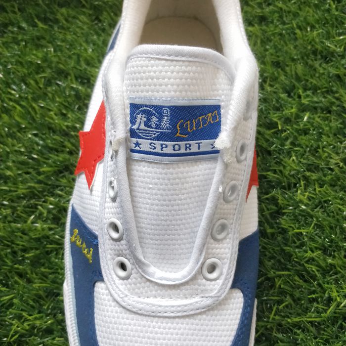 Sơn đông Lutai giày vải gân dưới đàn ông và phụ nữ breathable sneakers cao su giày đào tạo chạy giày thể thao khử mùi giày mua giày sneaker
