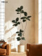 Large High-End Light Luxury Artificial Green Plant Rubber Tree Indoor Living Room Sofa Side Fake Tree Plant Floor-Standing Decoration