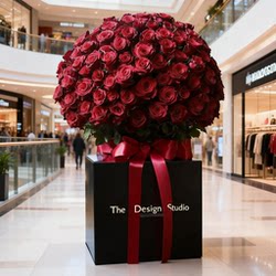 Large Artificial Rose Set, Shopping Mall Popular Rose Scene Layout, Art Installation, Floral Landscape Ornaments