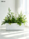 Artificial Flowers, Simulated Flower Boxes, Floral Landscaping, Decoration for Shopping Malls and Hotels, High-End Atmosphere Arrangement, Partition Floral Plants and Landscapes