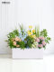 Indoor and Outdoor Flower Boxes, Simulated Plants for Decoration, Restaurant Balcony Partitions, Artificial Floral Art, Landscape Decoration, Green Plant Landscaping