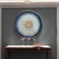 Light luxury restaurant decoration painting new Chinese style porch painting creative Bodhi painting physical painting living room hanging painting modern simplicity