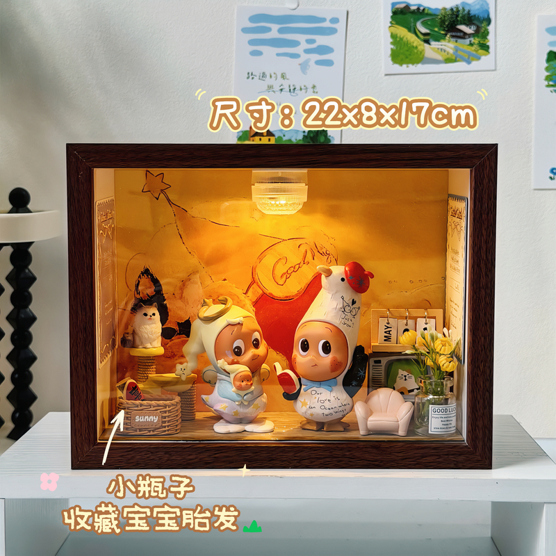 Bubble Mart Star Man Held in the Palm of the Hand, Heart-Pounding Figurine Blind Box Photo Frame Scenery DIY Newborn Gift Bubble Mart Star Man Held in the Palm of the Hand, Heart-Pounding Figurine Blind Box Photo Frame Scenery DIY Newborn Gift