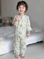 Тыквенная усадьба -бамбук хлопковой марлейский костюм