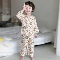 Грибной лес -бамбук ватный ватный марлей