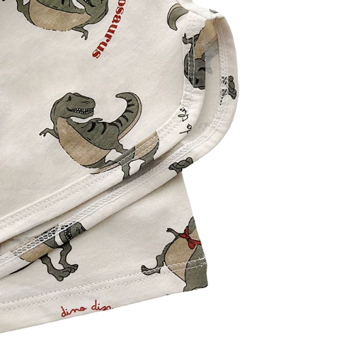 Детская пижама, летний тонкий хлопковый комплект, брендовые детские шорты подходит для мужчин и женщин