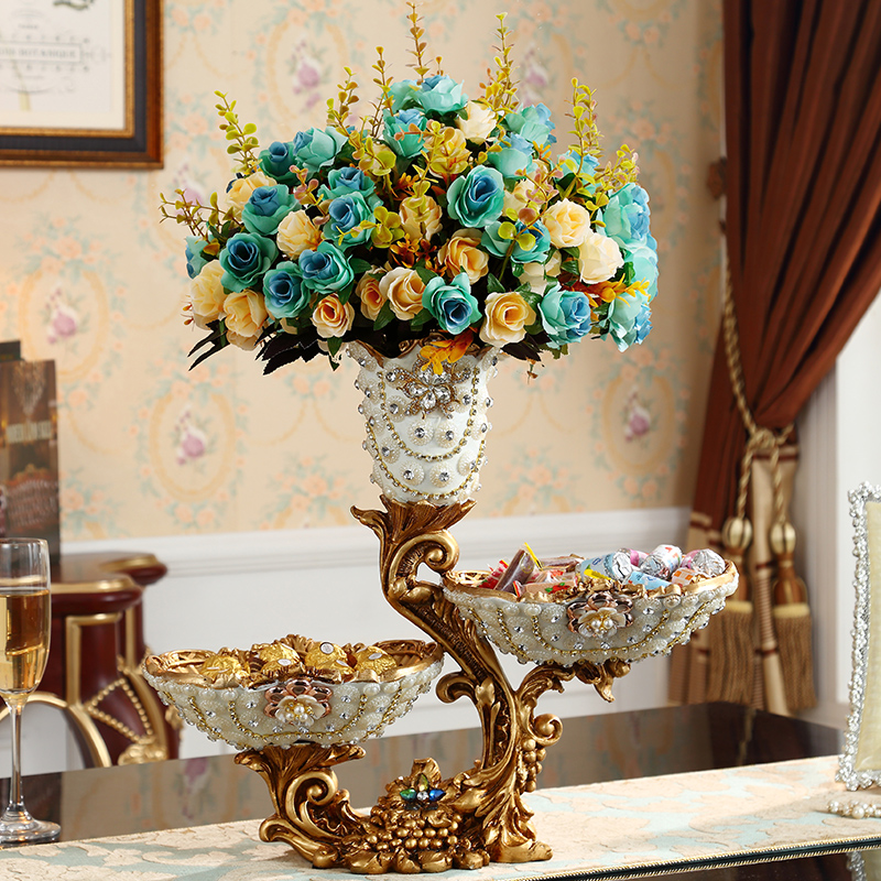 Luxury Vase Swing Euro-style Vase Vase Vase Retro Creative Home Personal Dining Table Decoration