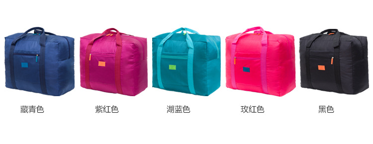 Chống thấm nylon siêu lớn gấp du lịch túi lưu trữ du lịch ngoài trời túi lưu trữ phân loại túi có thể được trang bị với trường hợp xe đẩy mua vali kéo