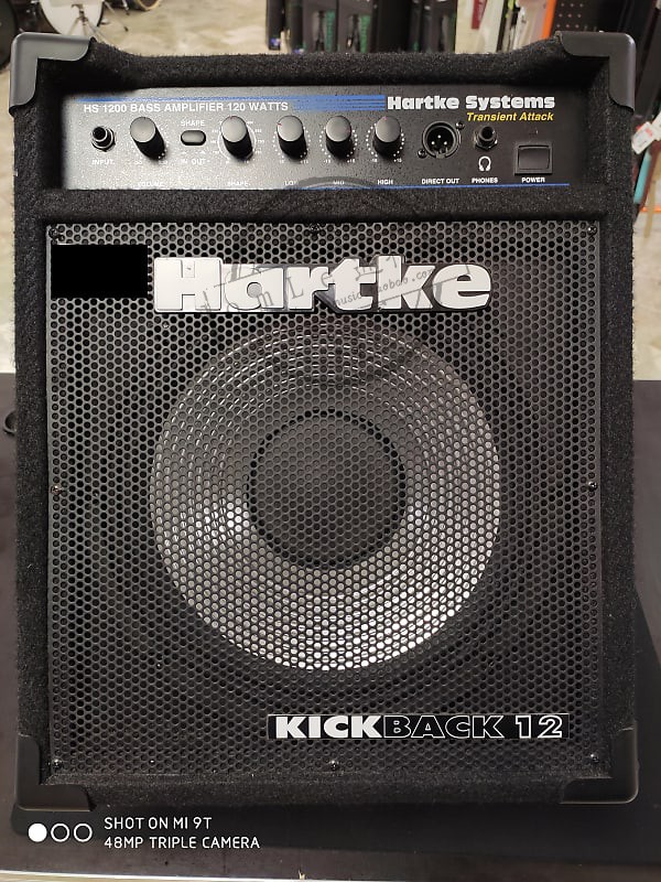 List price 9 fold HARTKE Haq HS1200 KickBass12 Black electric bass bass speaker sound