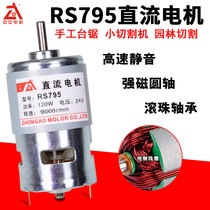 R795 DC motor double ball bearing powerful motor 12V24V high power powerful table saw garden motor