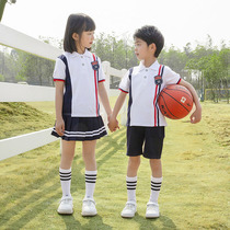 Primary school uniforms Summer clothing Inn College Wind Childrens class clothes Summer suit Graduation photos Costume Kindergarten Garden Clothing