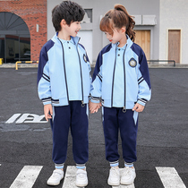 Elementary school uniform spring and autumn suit sportswear three-piece set childrens class uniform first grade kindergarten uniform spring and autumn clothing