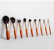 Speeding 12 Mini Mini Makeup Brushes Travel Set Portable Pony Hair Dot Color Brush Short Rod Soft Hair Eyeshadow Brush