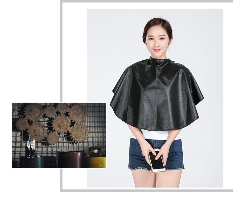Quần áo ngắn nữ màu xám quần áo chống thấm nước không dính salon tóc nhuộm vải 焗 dầu cung cấp tạp dề khăn choàng - Tóc clipper / Nail clipper / chăm sóc hàng ngày các mặt hàng nhỏ bô vệ sinh đa năng cho bé
