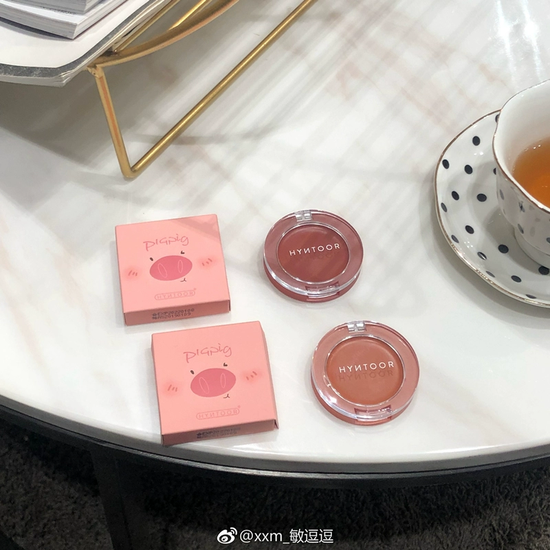 Mạnh để nổ tung! HYNTOOR thỏ đen lợn lợn kem má kem kéo dài mousse caramel đất sét màu be - Blush / Cochineal má hồng kem 3ce