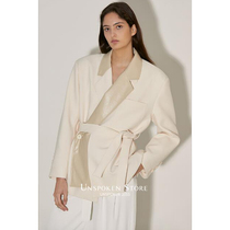(UNINE Li Zhenning same model) UNSPOKEN2021 stitching suit jacket female design sense niche suit