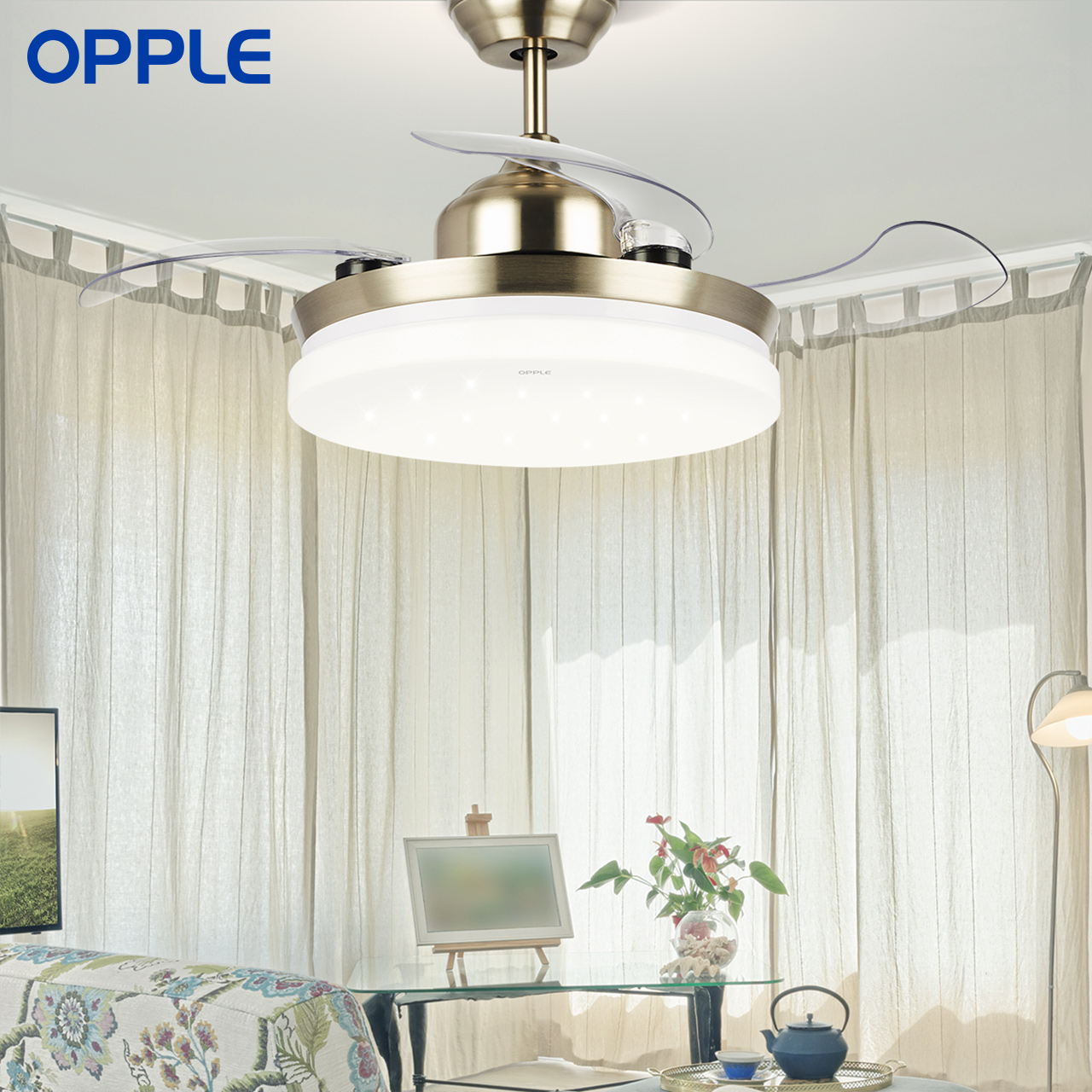 Usd 262 60 Opple Ceiling Fan Lamp Living Room Dining Lightbox Moreview