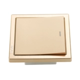 Панель с розеткой для выключателя освещения Op 86, настенная, K07, золотая, с открытым мульти-управлением G