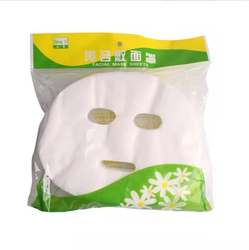 Хлопковая косметическая ультратонкая влажная увлажняющая маска для лица, для салонов красоты, 100 штук