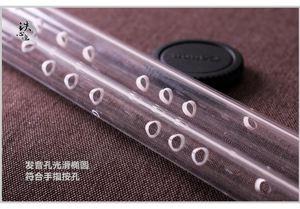 Iron heart di nhạc cụ / lỗ chơi chuyên nghiệp 箫 / tinh thể trong suốt 箫 / Giai đoạn dài 80CM Xiao / trong suốt hole lỗ dài - Nhạc cụ dân tộc giá đàn nguyệt