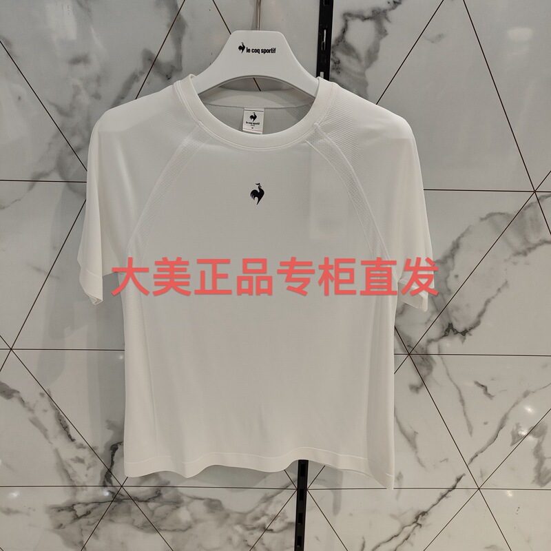 Lecaco French Rooster 2026 Summer New Women's Sports Round Neck Short Sleeve T-Shirt L262Wcnrts08 Lecaco French Rooster 2026 Summer New Women's Sports Round Neck Short Sleeve T-Shirt L262Wcnrts08