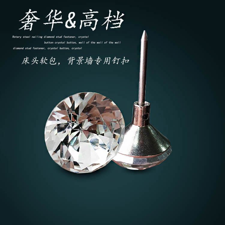 Bedside Soft Bag Crystal crystal Sofa Decorated with Son Glass DIAMOND BACKGROUND WALL Diamond Background Wall DIY Nails