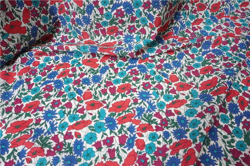 товар из китая 【壹布客】英国liberty进口argyll swim泳衣面料 poppy标价为10cm