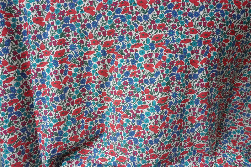 товар из китая 【壹布客】英国liberty进口argyll swim泳衣面料 poppy标价为10cm