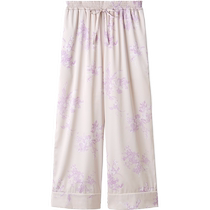 SNIDEL HOME2024 autumn new elasticated printed straight home pajamas SHFP244051