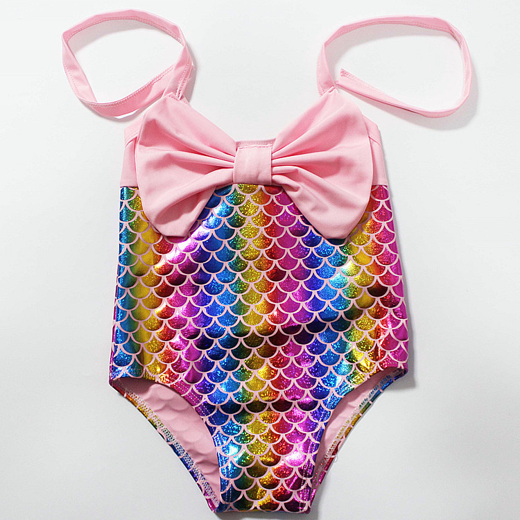 Mùa hè bùng nổ của trẻ em Bơi nàng tiên cá Cosplay Áo tắm cho bé một mảnh bikini học sinh đẹp