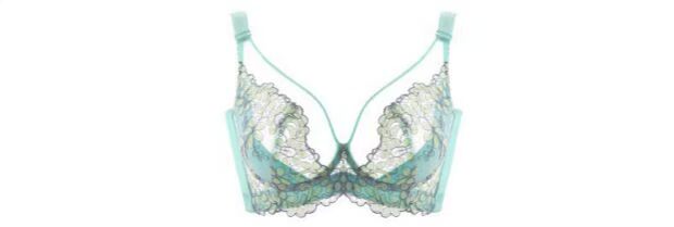 Rất mỏng thêu H cup dễ thương điều chỉnh loại áo ngực 75G bộ sưu tập sữa phó cốc lớn 70H có 65 có thể đặt trong suốt - Strapless Bras shop đồ lót đẹp